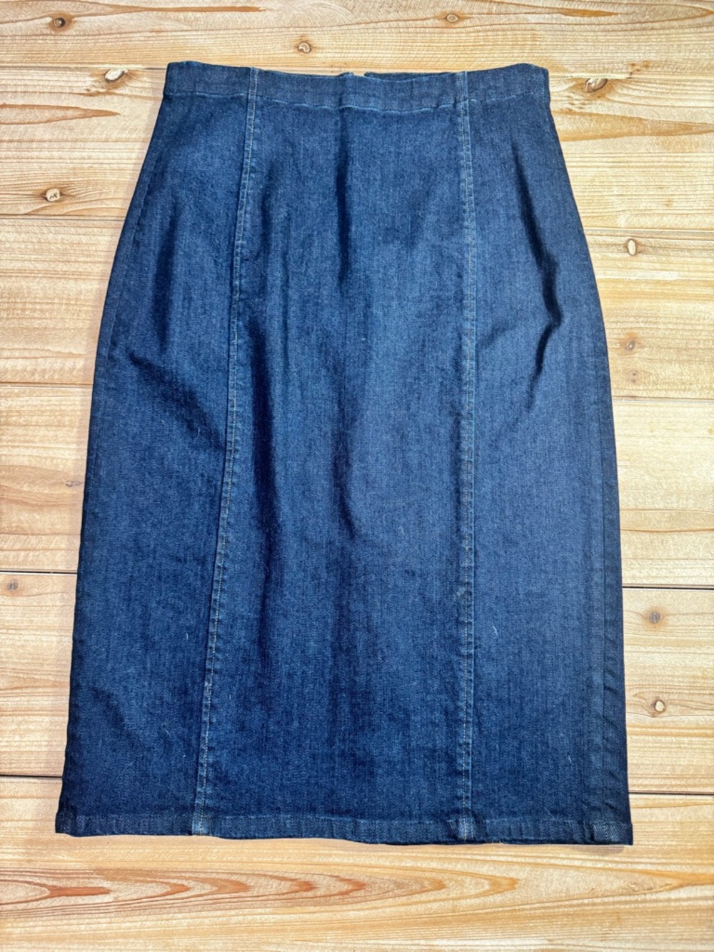 Polo Ralph Lauren Dark Wash Denim Pencil Skirt Size 2 Classic Minimalist
